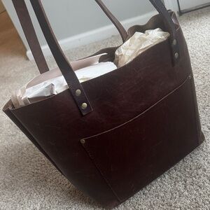 Portland Leather Goods tote